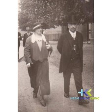 br151 echtpaar Bruns- vd Loo , Kermis Lobith